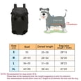 thumbnail image 3 of Mochila transportadora para mascotas, ajustable, frontal, para gatos y perros, bolsa de viaje, con patas hacia afuera, fácil de ajustar para viajes, senderismo, camping, para perros, 3 of 7