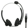 thumbnail image 1 of Telephone Headphone Customer Service Headphone Stainless Steel Bars Tone Balancing Noise Cancelling For Mobile Phone Smart Device Tablet Computer, 1 of 8