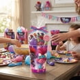 thumbnail image 4 of Amscan Trolls World Tour Purple 16 oz Party Favor Cups – 4 Count, 4 of 6
