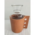 thumbnail image 1 of hometrends Glass And Leather Vase Large, 1 of 1