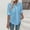 Light Blue, variant on Zivyakyron Casual Womans Shirts Fall Cotton Linen Office Long Sleeve Women Blouses Loose Solid Going Out Collared Tops Yellow 3XL