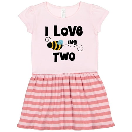 

Inktastic 2nd Birthday Bee Gift Toddler Girl Dress