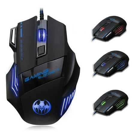 3200 DPI 8D LED Optical USB Wired Gaming Mouse Mice For Pro Gamer