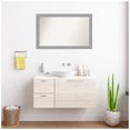 thumbnail image 3 of Amanti Art Custom Wall and Bathroom Mirror (23.5 x 37.5 in.), Brushed Nickel Frame, 3 of 6