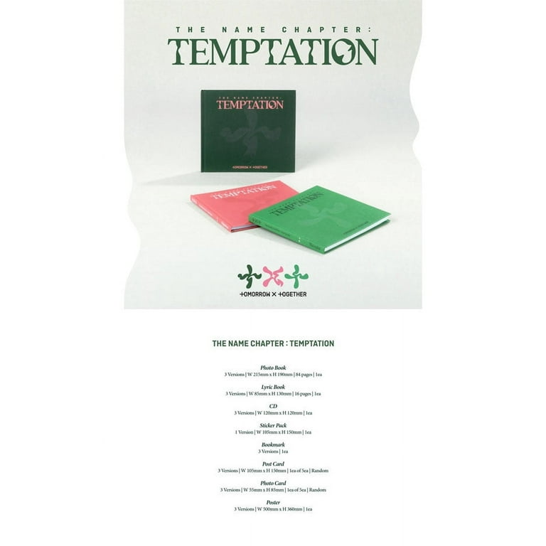 Tomorrow X Together (Txt) - Name Chapter: Temptation CD, K