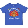 thumbnail image 3 of Inktastic I Love Thanksgiving with My Family-happy Turkey Boys or Girls Toddler T-Shirt, 3 of 5