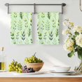 thumbnail image 3 of Green Leaves Kitchen Towels Set of 4, Summer Botanical Farmhouse Leaf Absorbent Dish Towels for Kitchen, Microfiber Hand Towel, Quick Drying Tea Towel for Cleaning Decorative Dishcloths, 3 of 7
