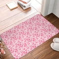thumbnail image 4 of Balery pink heart Felpudo de franela, resistente a las manchas y a la decoloración, para uso interior y exterior, fácil de limpiar, 40 x 60 cm, 4 of 7
