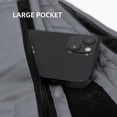 thumbnail image 4 of Large Outdoor Waterproof Blanket Extra Thick Fleece Stadium Blanket for Camping, Car, Pet, Picnics - Windproof, Wearable, Machine Washable 80" x 58" (Smoky Gray), 4 of 6