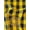 Yellow and Black, variant on 1" Checkered Gingham PolyPoplin Fabric by The Yard - 60 Inch Wide for Sewing, Quilting, Tablecloths, Curtains, Apparel, Crafting, DIY Projects