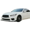 thumbnail image 2 of Ikon Motorsports Compatible with 14-17 Infiniti Q50 Sport ST Style Front Bumper Lip Carbon Fiber CF, 2 of 3
