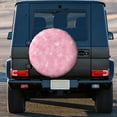 thumbnail image 3 of Kll Breast Cancer Awareness Tire Cover,Universal Wheel Tire Cover For Trailer, Rv, Suv, Truck,Camper And Many Vehicle,(17 Inch), 3 of 7
