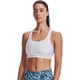 thumbnail image 1 of Sujetador deportivo Under Armour Crossback Mid Impact para mujer, blanco, 1X, 1 of 8