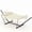 off white, variant on Kselythan Heavy Duty 2 Person Double Hammock Set with Adjustable Steel Stand, 450lb Portable Spreader Bar Hammock for Backyard Beach Camping