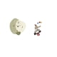thumbnail image 5 of Escultura de reloj de pared de dibujos animados silenciosos, figura decorativa, adorno central para cocina, oficina, granja, comedor, armario, decorac, 5 of 8