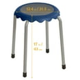 thumbnail image 2 of ECR4Kids Daisy Stackable Stool with Glides Seating Set, Flexible Seating, Earthtone, 8-Piece, 2 of 9
