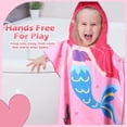 thumbnail image 5 of Soft Microfiber Swim Cover-ups for 2 to 7 Years Old Kids Hooded Bath Beach Poncho Towels, 5 of 7