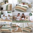 thumbnail image 6 of Farmhouse Sage Green Brown Bedding 3 Piece Duvet Cover Set Full Size, Country Vintage Wooden Soft Microfiber Comforter Cover with Zipper Closure & Pillowcases, Wrinkle & FadeResistant Quilt Cover, 6 of 9