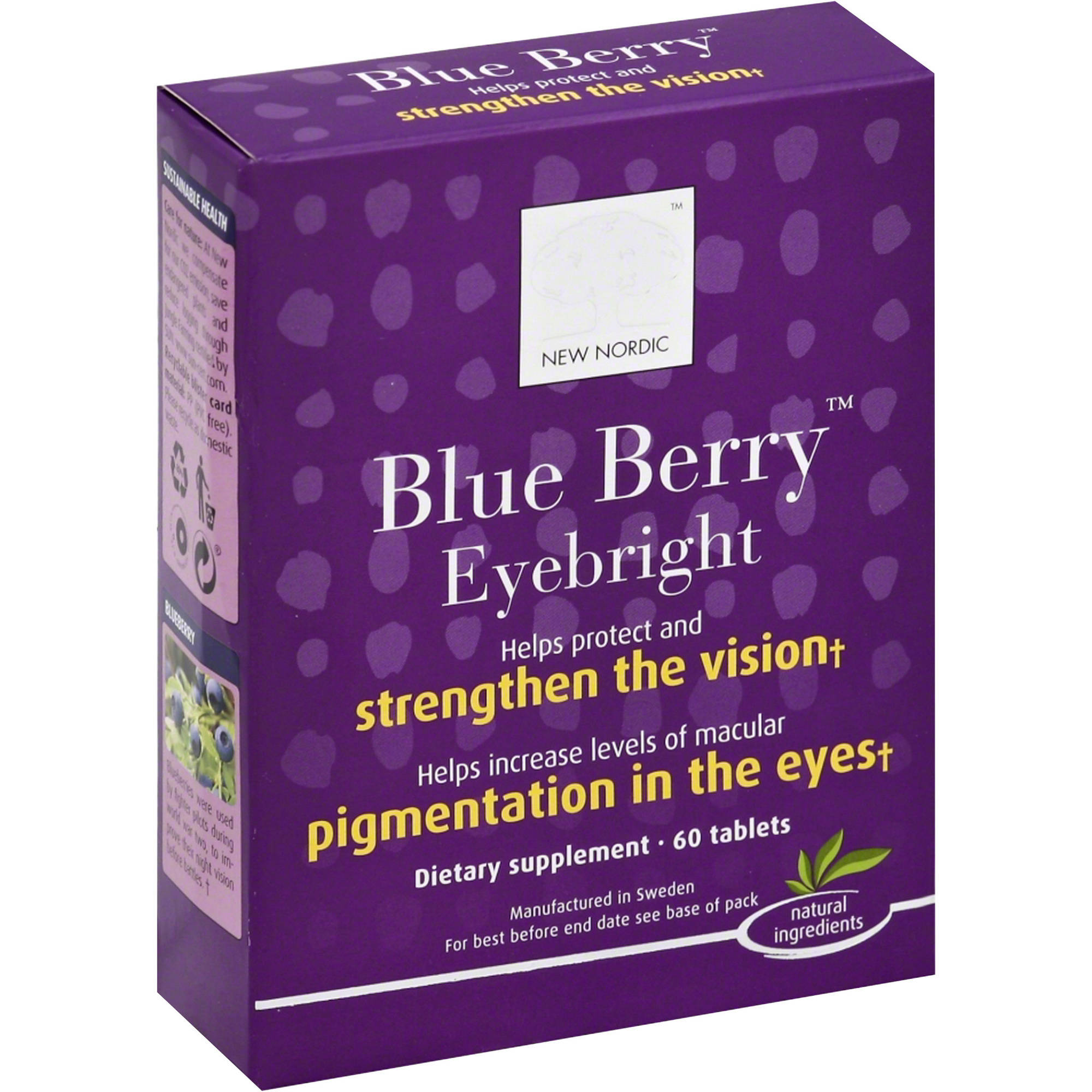New Nordic Blueberry Eyebright, 60 TB