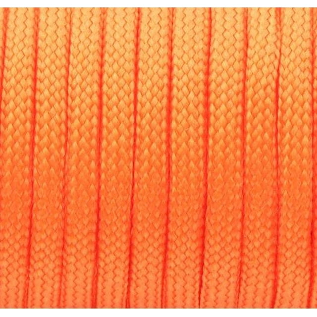 30m 4mm Thick Braided Paracord For Camping And Hiking, Handmade DIY Rope,Orange