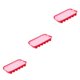 thumbnail image 1 of Kearding Molde de silicona para salchichas, 6 cavidades, molde antiadherente para sartén de chocolate para dulces de hielo, para hornear, rojo Type1 NO1, 1 of 6