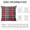 thumbnail image 5 of JEUXUS  Throw Pillow Case GTI Plaid Tartan Cushion Home Pillowcase Soft Square Cover for Decor Bedroom Living Room Couch, 5 of 5