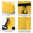 thumbnail image 6 of Waterproof Dry Bag for Travel, Beach & Gym - Durable PVC Zipper Storage with Detachable Strap & Crossbody Option Keeps Phone & Essentials Safe Yellow, 6 of 6