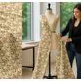 thumbnail image 5 of Soimoi Cotton Cambric Fabric Floral,Gift Box & Cute Animals Animal Print Fabric by The Yard 56 Inch Wide, 5 of 7