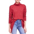 thumbnail image 1 of Suéter de punto Free People con espalda dividida para mujer rojo pequeño, 1 of 2