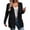 504_Black, variant on Jxximdong Women Blouses, Elegant Solid Color Hollow Pocket Women's Cardigan Jacket, Black Daily Dresses for Women