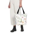 thumbnail image 5 of Rocae Wildflower Watercolor 2 for Shoulder Bags for Women Tote Bag for Women with Zipper Closure, 5 of 6