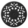 thumbnail image 2 of Alfombrilla de olla caliente de silicona alfombrilla de salvamanteles hueca antideslizante antideslizante almohadilla para olla de cocina, negro 3 unids/set kenally  HA003869-03, 2 of 7