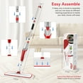 thumbnail image 4 of BIMZUC Spray Mop for Floor Cleaning Wet & Dry, with 14 oz Refillable Bottle and 3 Washable Microfiber Pads, Red, 4 of 8