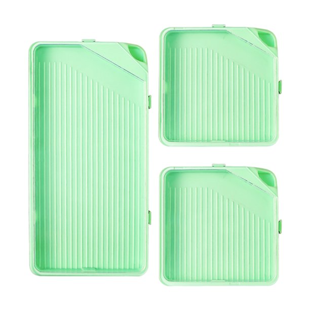 Herramienta Pintura Arte Diamantes 3pcs Bandeja para Adultos () Verde