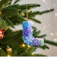 thumbnail image 4 of L Snowflake Series 2D Acrylic Backpack Car Pendant Decoration Ornament Alphabet Design L, 4 of 7