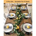 thumbnail image 4 of 13 Inch Round Placemats Set of 4, Black Christmas Gnomes Non Slip Heat Insulation PP Table Mats, Xmas Tree Poinsettia Winter Gifts Washable Place Mats for Kitchen Dining Party Table Decor, 4 of 7