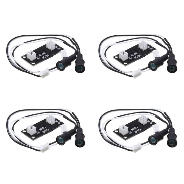 4X Dc 5 -5.5V Sensor de Pista de Fuente de Luz de un Solo Eje Modulo de Sensor de Seguimiento Panel de Energia Solar Placa de Circuito Automatica con Sonda