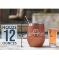 thumbnail image 3 of Vintage 1968 Aged To Perfection Stainless Steel Wine Tumbler + Shot Glass, 55 Birthday Gifts Women, 55 Birthday Decorations, 55th Gifts Ideas, Cheers to 55 Years, Party Favor Gifts — PARIS PRODUCTS CO, 3 of 5