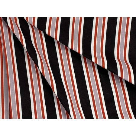 Waverly Inspirations 45" 100% Cotton Striped Sewing & Craft Fabric By the Yard, Grey