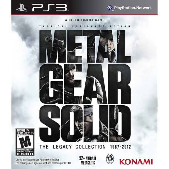 Konami - Metal Gear Solid: The Legacy Collection - Sony PlayStation 3 - Video Game