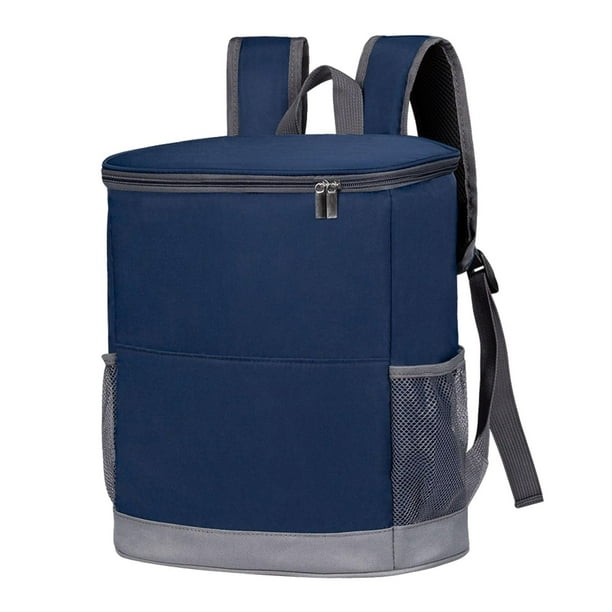 Mochila térmica, mochila aislante, mochila refrigerante, mochila portátil para hombres Azul oscuro