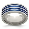 thumbnail image 6 of Edward Mirell Titanium Blue Anodized 10mm Band, 6 of 7