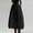 Black, variant on Women Y2k Bubble Maxi Skirt High Elastic Waist A Line Long Skirt Casual Ruffle Pleated Midi Dress with Pockets S-XL