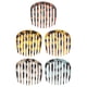 thumbnail image 4 of 5 peines de 9 dientes jinwen accesorios para peinar el cabello decoración retro peine de bolsillo, 4 of 8