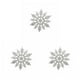 thumbnail image 3 of Kearding 12 piezas al aire libre portátil Navidad copo de nieve decoración sala de estar dormitorio decoración colgante fiesta banquete crema Blanco crema 3piezas Kearding CBP042882, 3 of 6