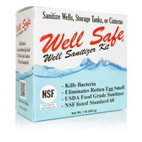 Well-Safe Well Sanitizer Kit - Water Purification for Storage Tanks & Cisterns - USDA Approved & EPA Certified