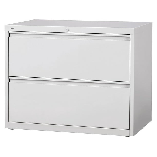 Staples 2-Drawer Lateral File Cabinet, Locking 20300D ...