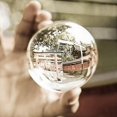 thumbnail image 5 of Clear Glass Crystal Ball Healing Sphere Photography Props Lensball Decor Gift, 5 of 5