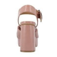 thumbnail image 4 of Journee Womens Akeely Mid Heel Platform Dress Sandals, 4 of 10