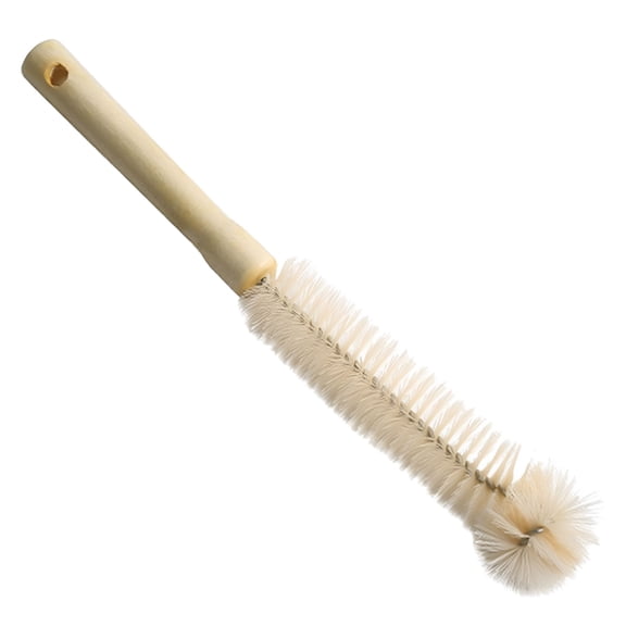ACDANC All Natural Bottle Brush with Sisal Bristles, Plastic-Free Wood Handle Cleaner for Narrow Beer, Sports Bottles & Tumblers
